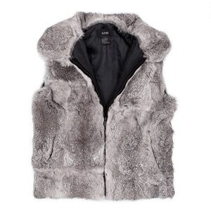 Surell Kids Rabbit Fur Vest